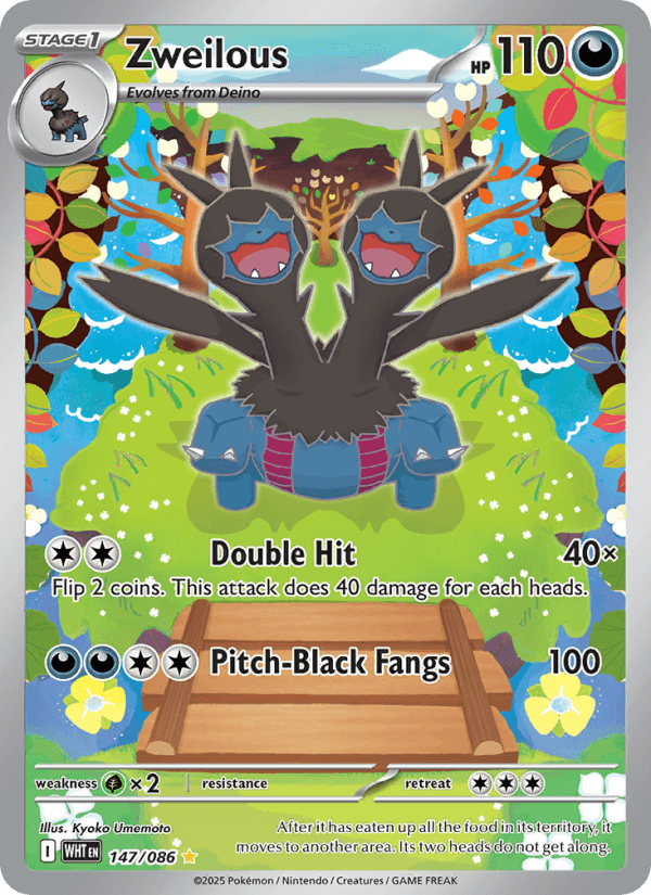 Zweilous — Pokémon card
