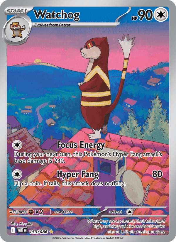 Watchog — Pokémon card