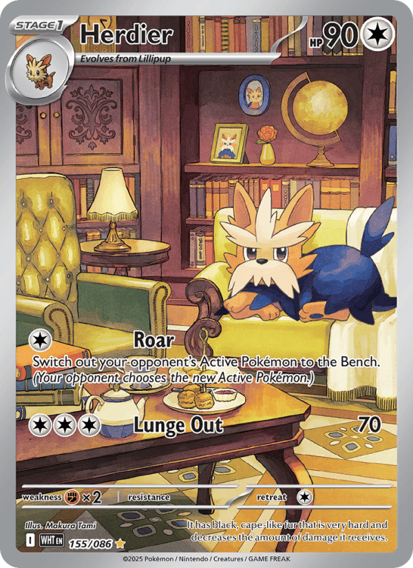 Herdier — Pokémon card