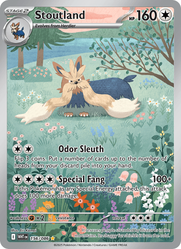 Stoutland — Pokémon card