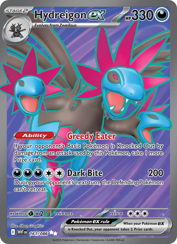 Hydreigon ex — Pokémon card