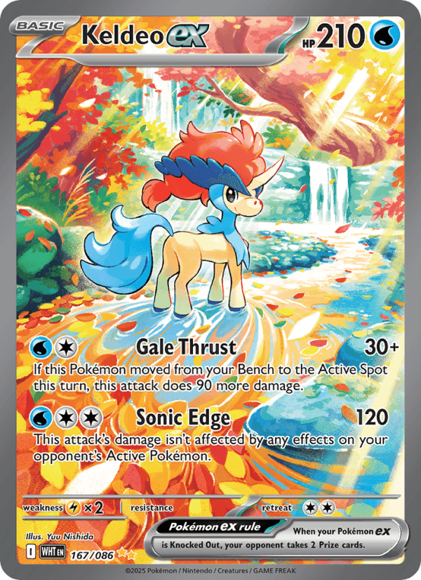 Keldeo ex — Pokémon card
