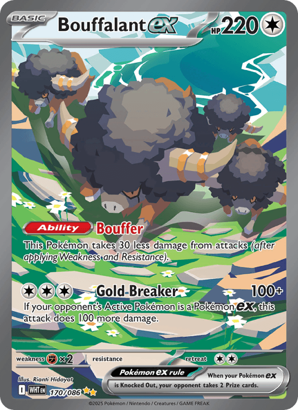 Bouffalant ex — Pokémon card
