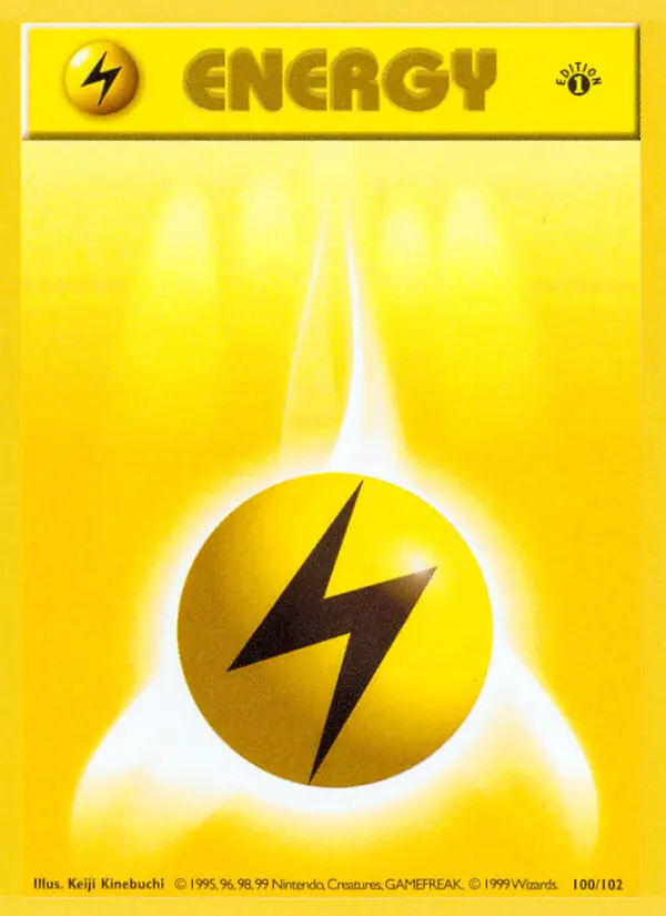 Lightning Energy, Pokémon card