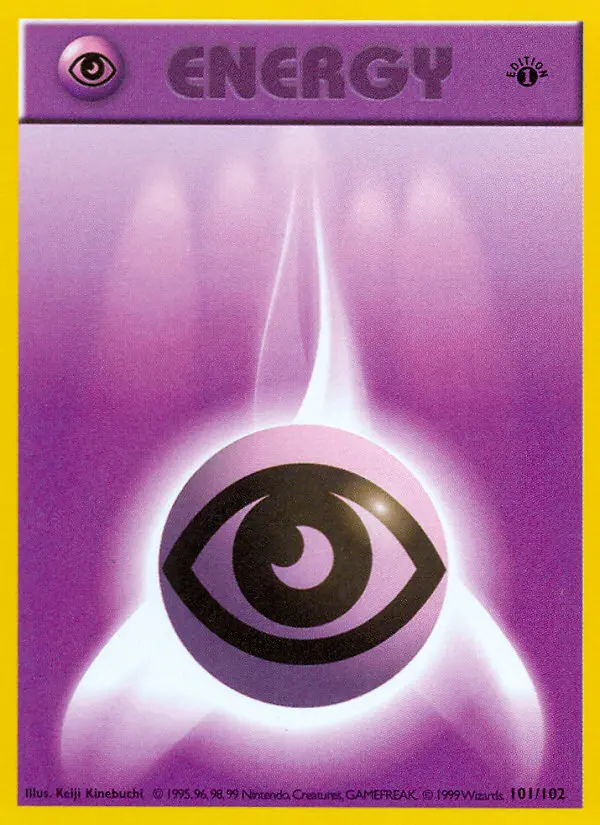 Psychic Energy, Pokémon card