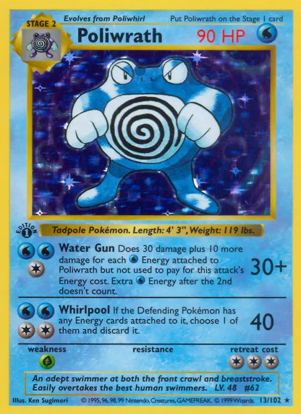 Poliwrath, Pokémon card