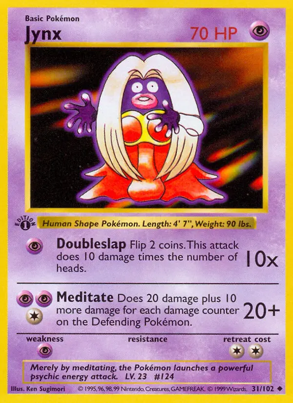 Jynx, Pokémon card