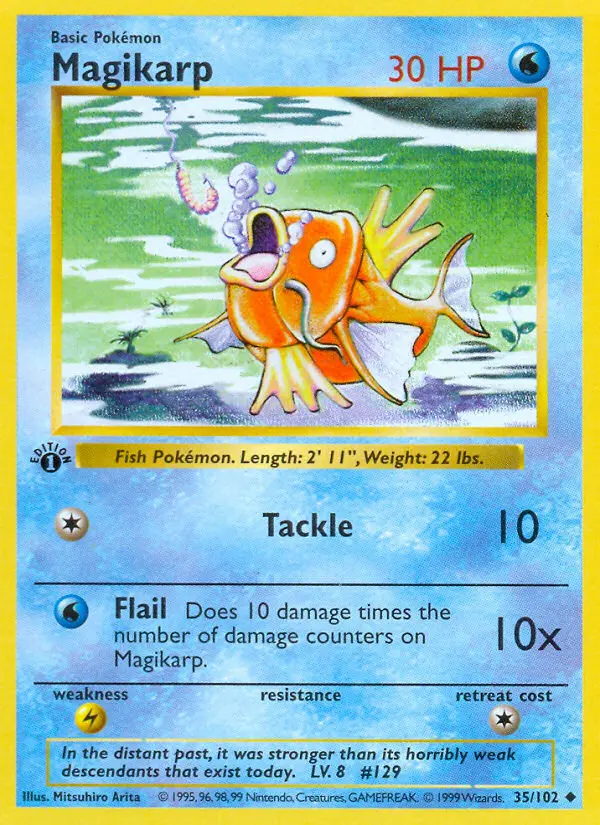 Magikarp, Pokémon card