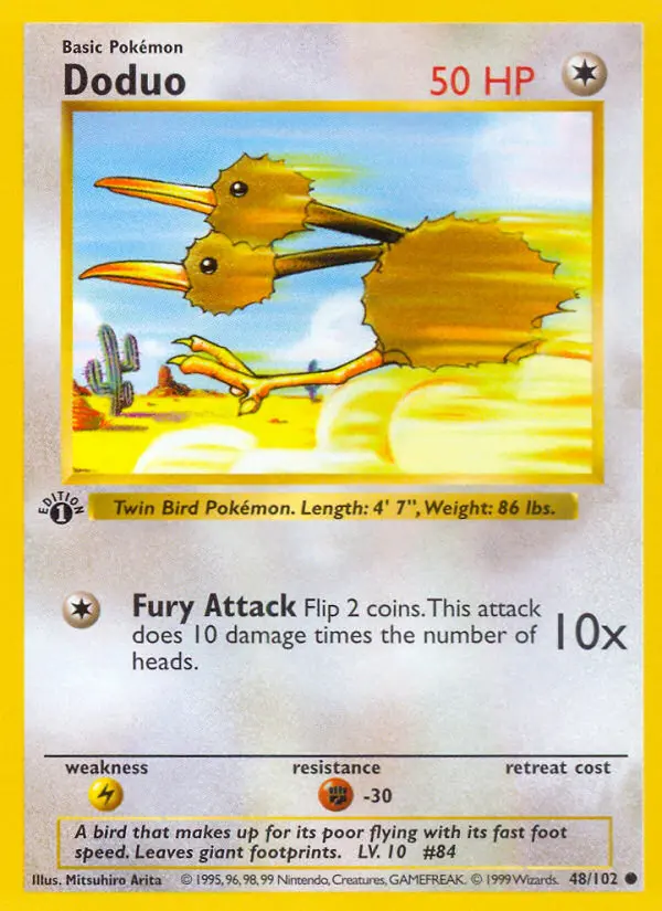 Doduo, Pokémon card