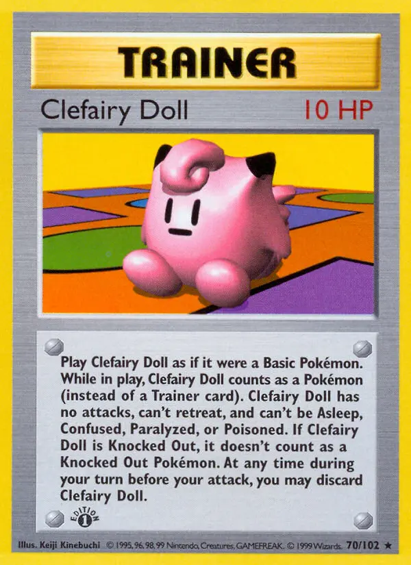 Clefairy Doll, Pokémon card