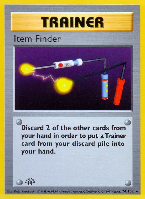 Item Finder, Pokémon card