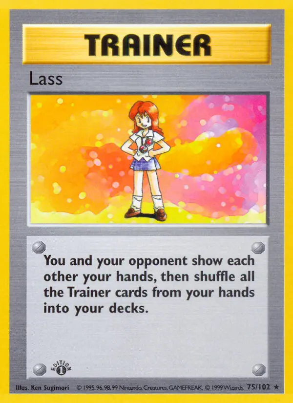 Lass, Pokémon card
