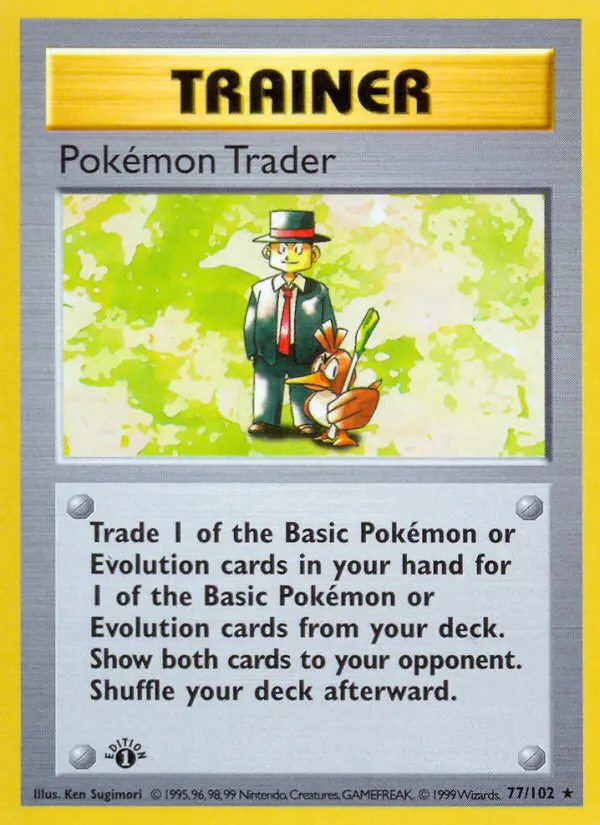 Pokémon Trader, Pokémon card