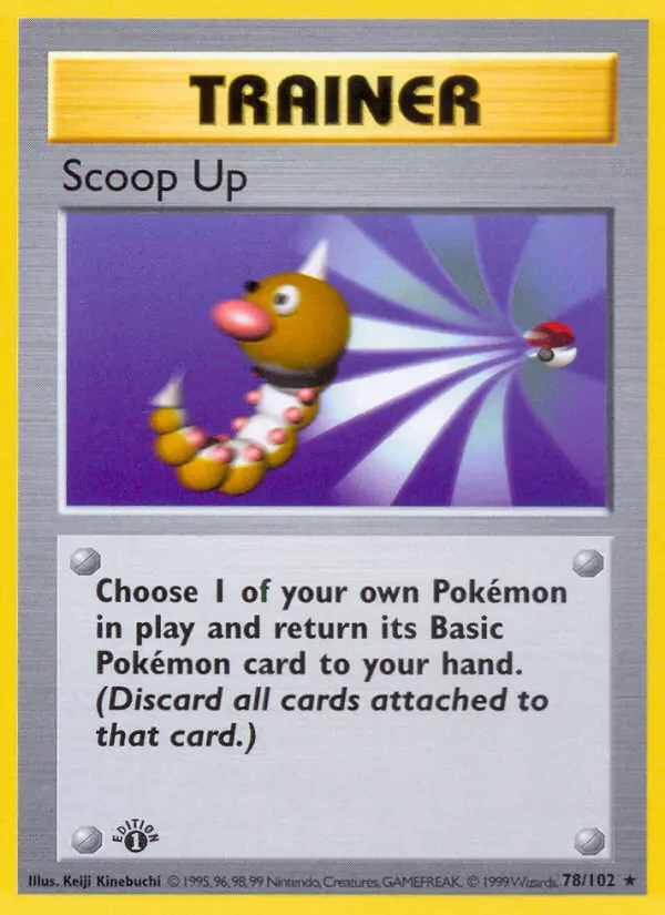 Scoop Up, Pokémon card