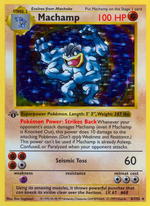 Machamp, Pokémon card