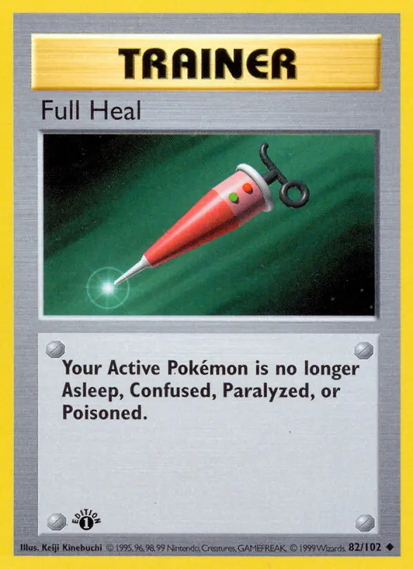 Full Heal, Pokémon card