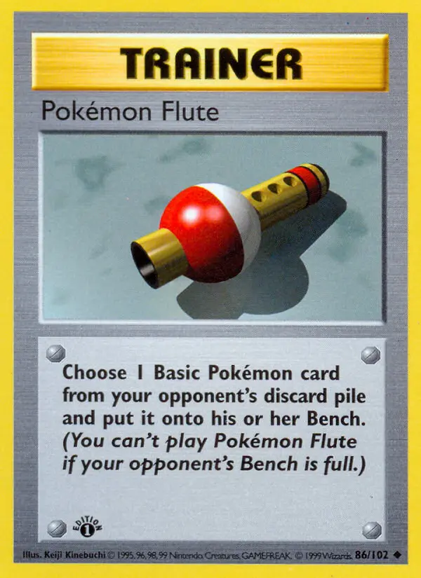 Pokémon Flute, Pokémon card