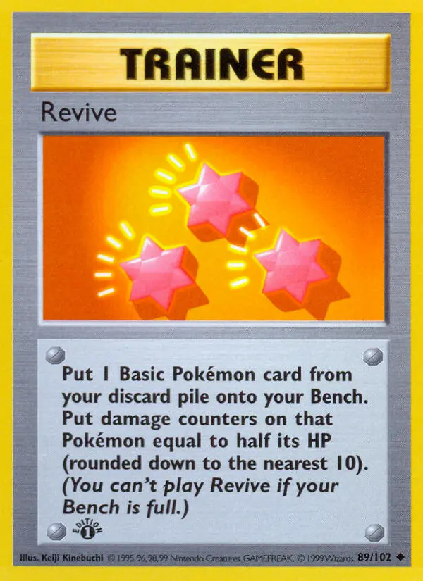 Revive, Pokémon card