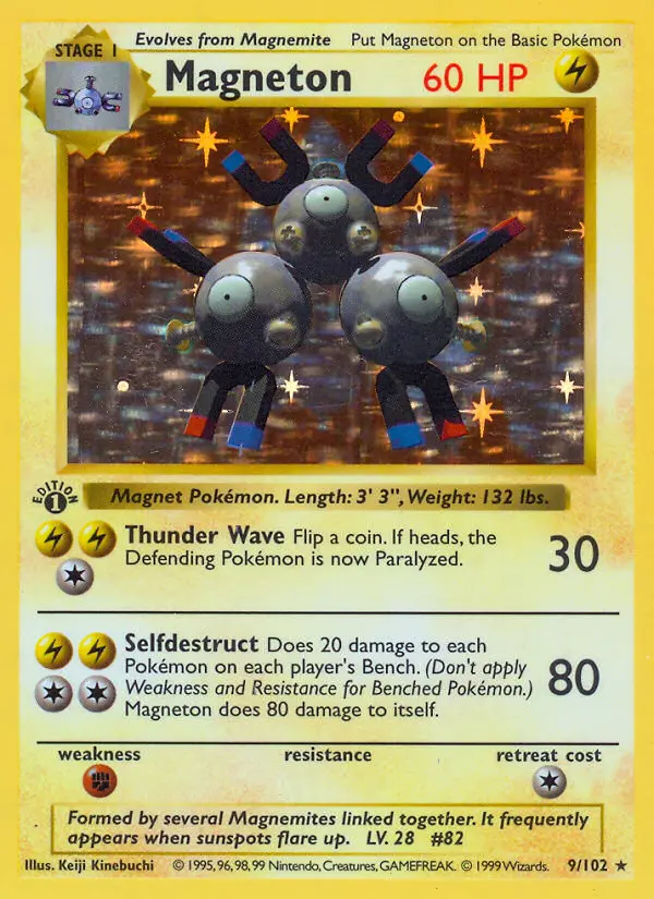 Magneton, Pokémon card