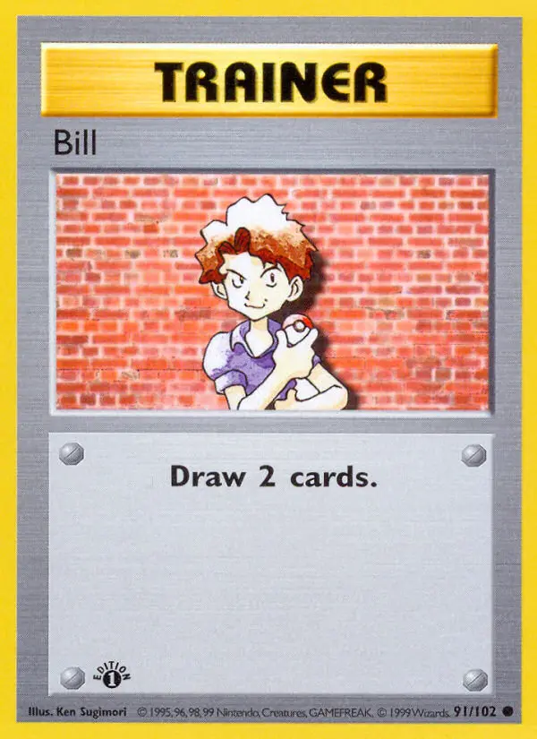Bill, Pokémon card