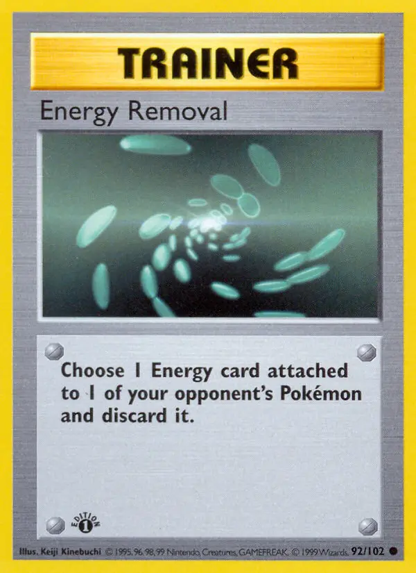 Energy Removal, Pokémon card