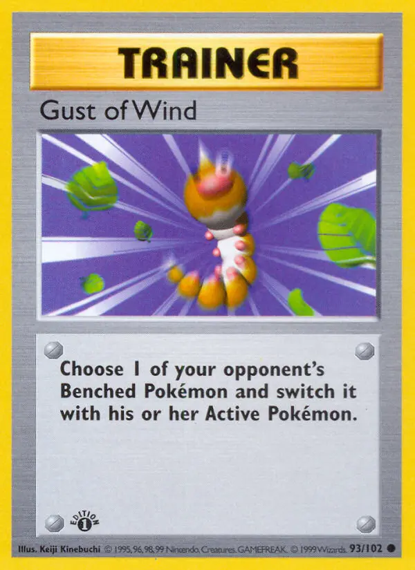 Gust of Wind, Pokémon card