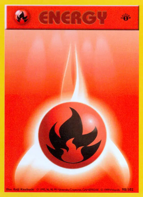 Fire Energy, Pokémon card