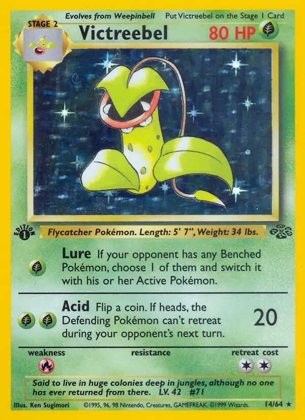 Victreebel, Pokémon card