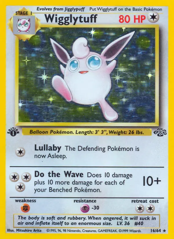 Wigglytuff, Pokémon card