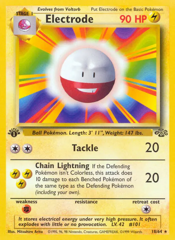 Electrode, Pokémon card