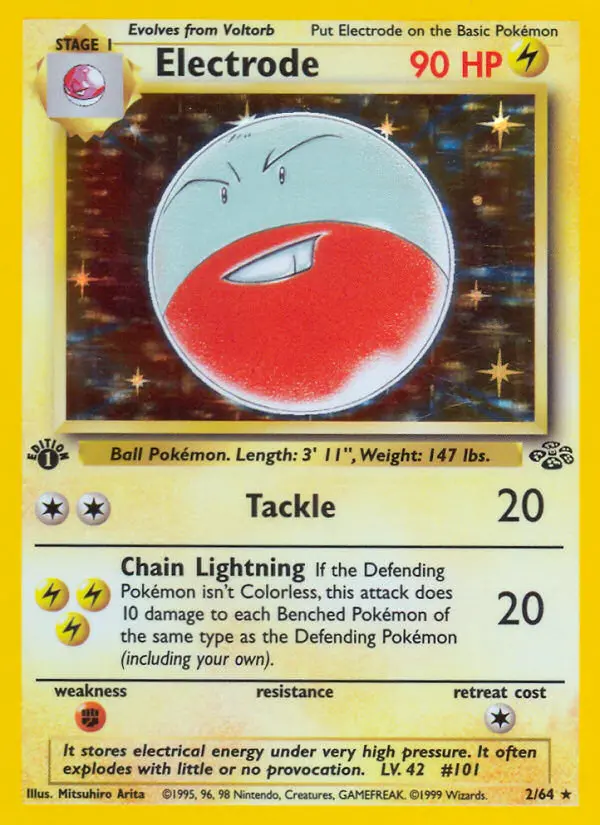 Electrode, Pokémon card