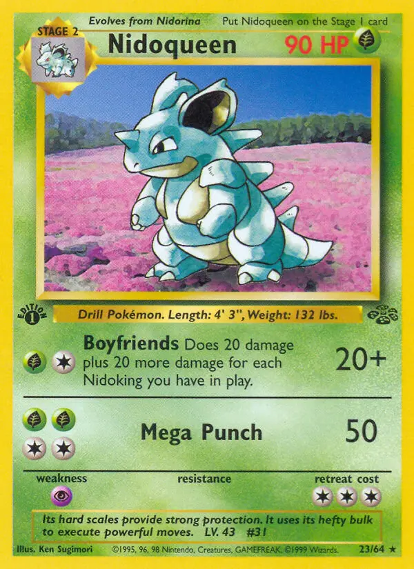 Nidoqueen, Pokémon card