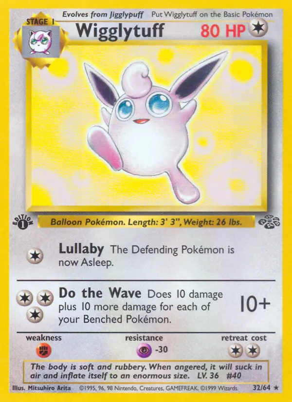 Wigglytuff, Pokémon card