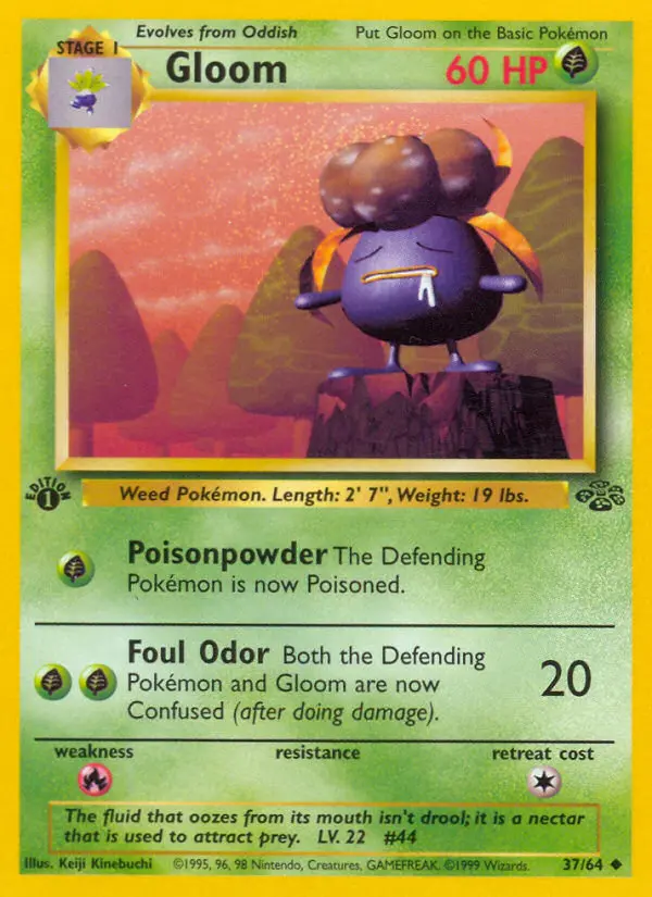 Gloom, Pokémon card