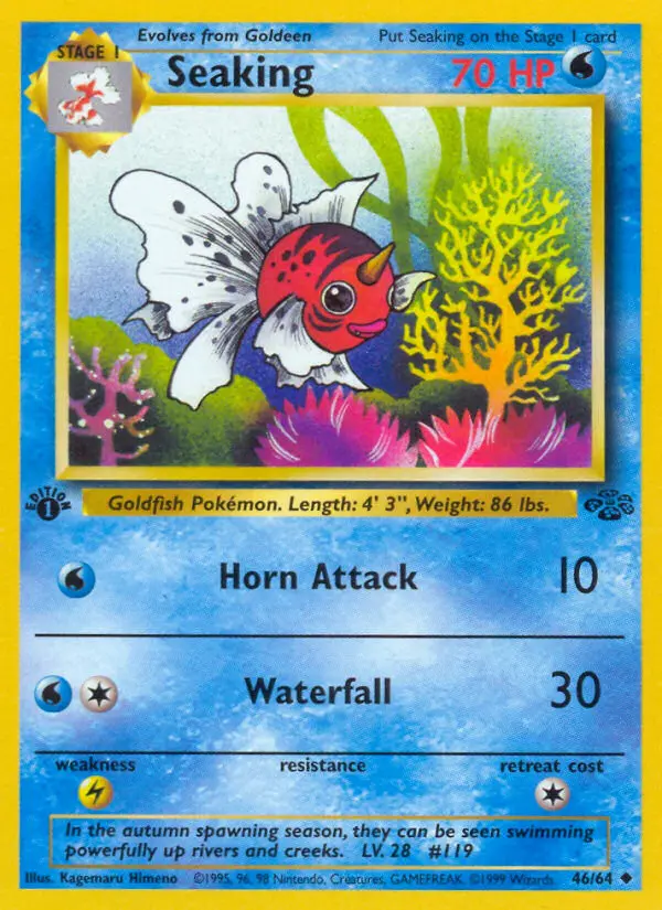 Seaking, Pokémon card