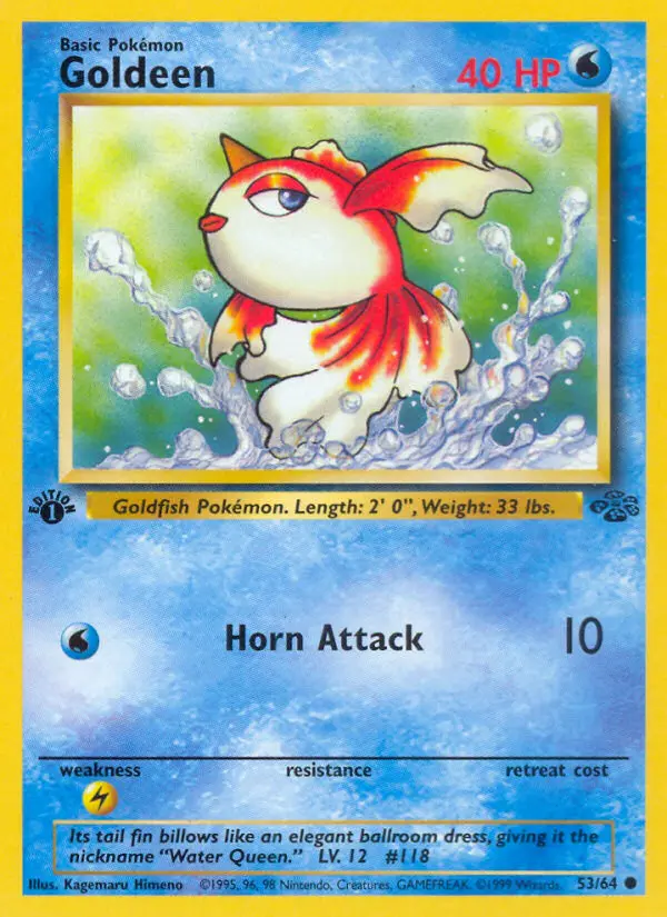 Goldeen, Pokémon card