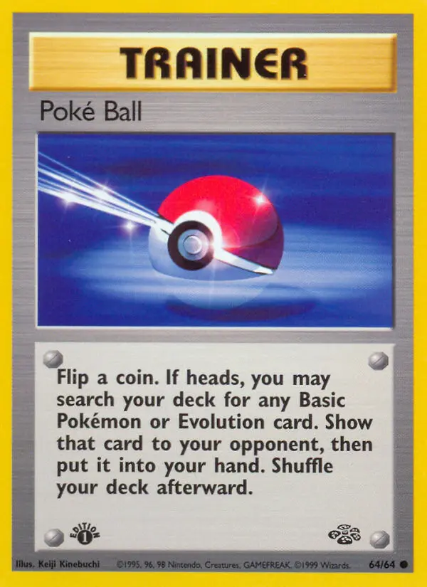 Poké Ball, Pokémon card