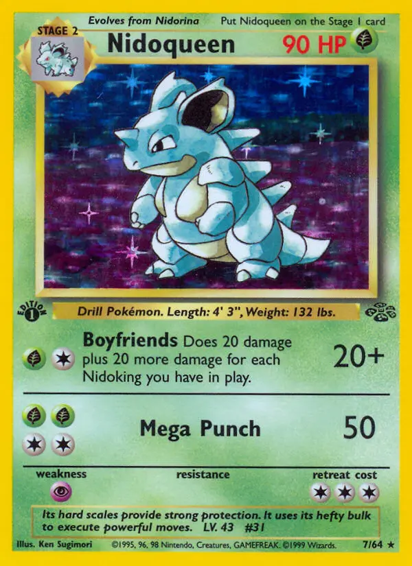 Nidoqueen, Pokémon card