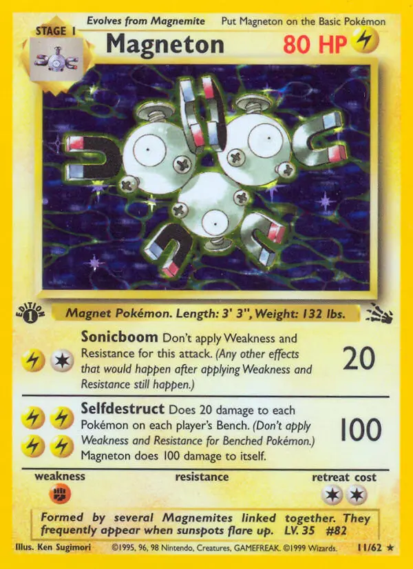 Magneton, Pokémon card