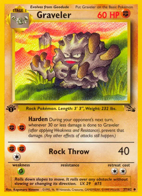 Graveler, Pokémon card