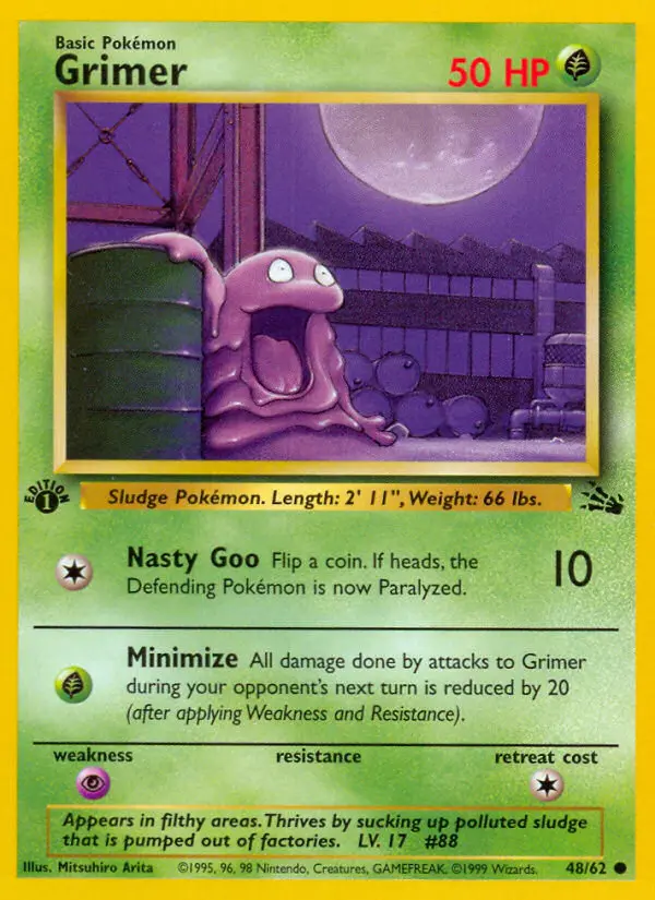Grimer, Pokémon card