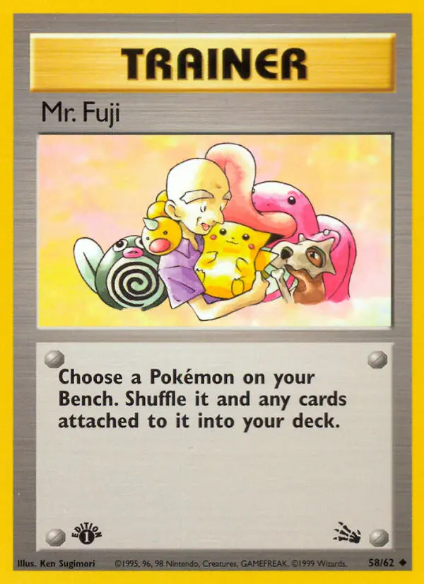 Mr. Fuji, Pokémon card