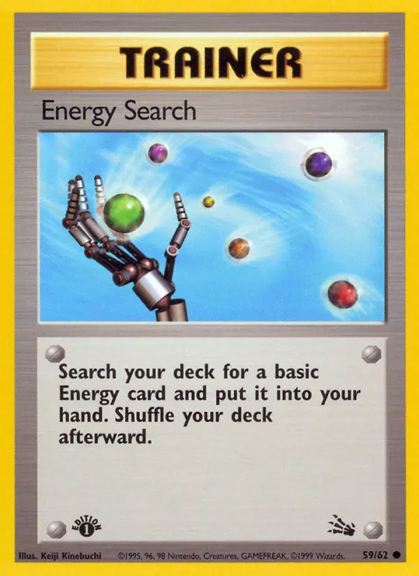 Energy Search, Pokémon card