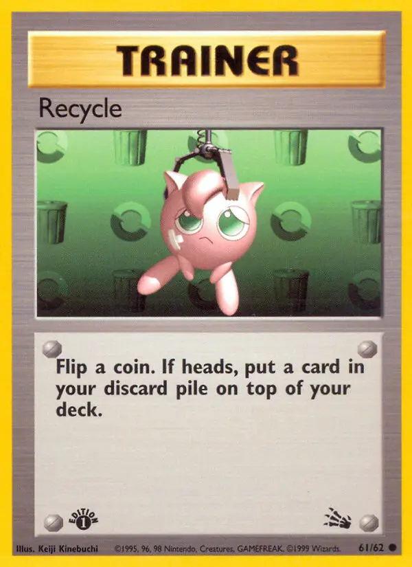 Recycle, Pokémon card