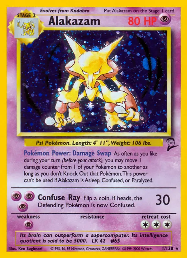 Alakazam, Pokémon card