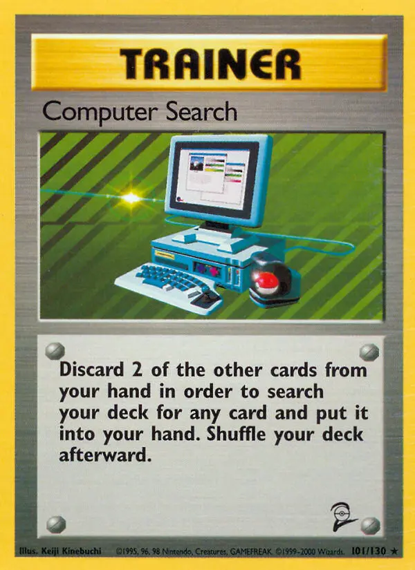 Computer Search, Pokémon card