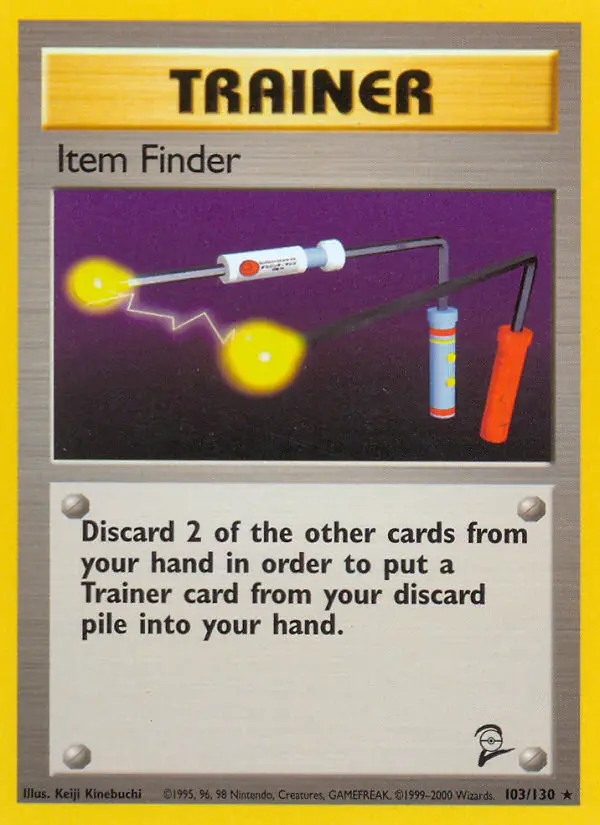 Item Finder, Pokémon card