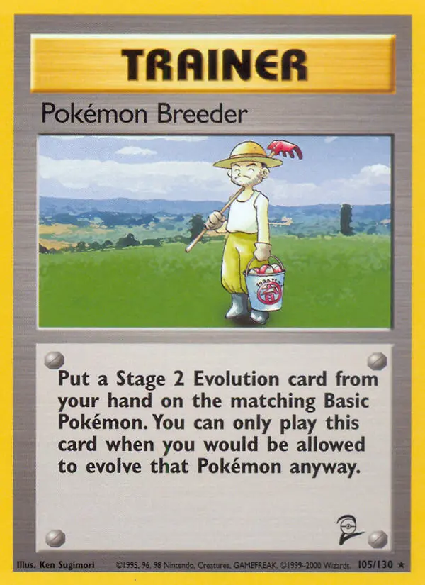 Pokémon Breeder, Pokémon card