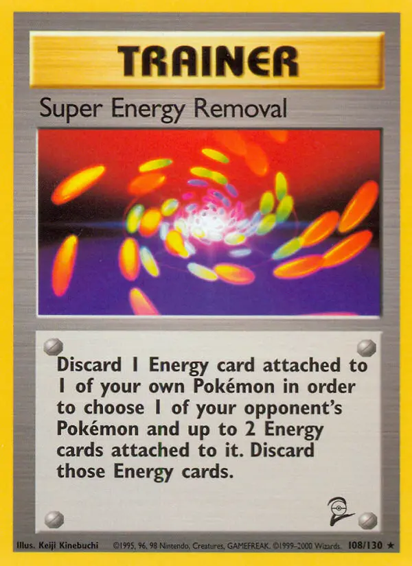 Super Energy Removal, Pokémon card