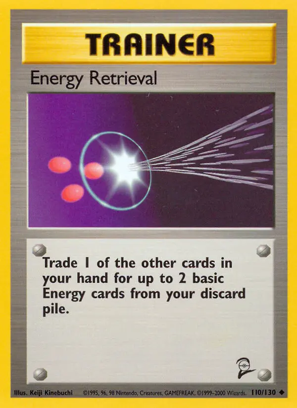 Energy Retrieval, Pokémon card